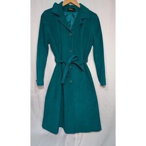 Vtg 70s Count Romi Women's Ultra Suede All Weather Traveler Duster Trench Coat 8